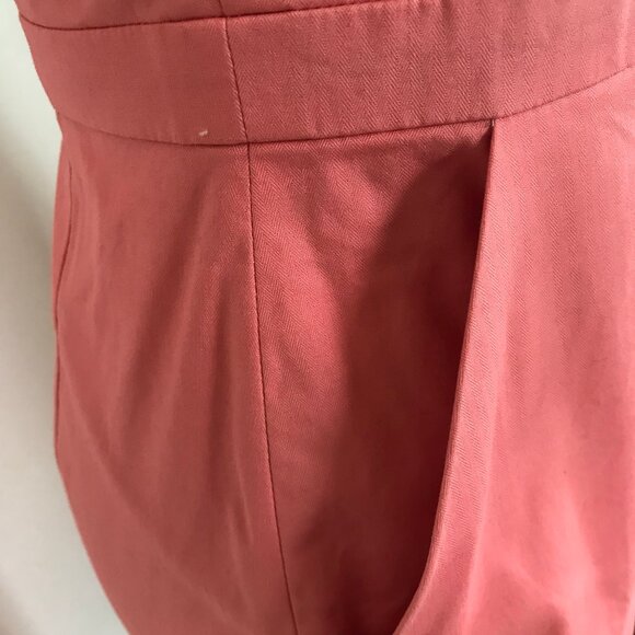 JCREW Salmon colored dress Size 0 (Sm) with pockets - Picture 9 of 12
